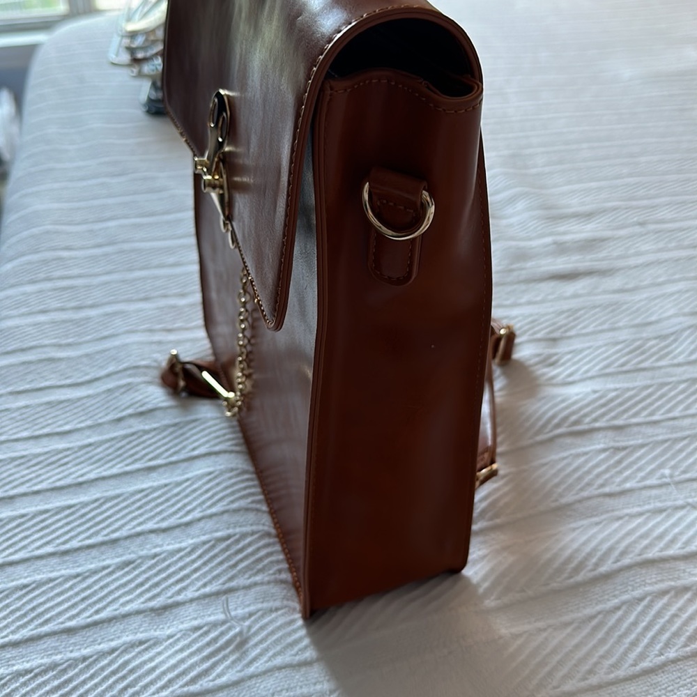 Brand New Not Worn Ecosusi Vegan Leather Backpack Gem